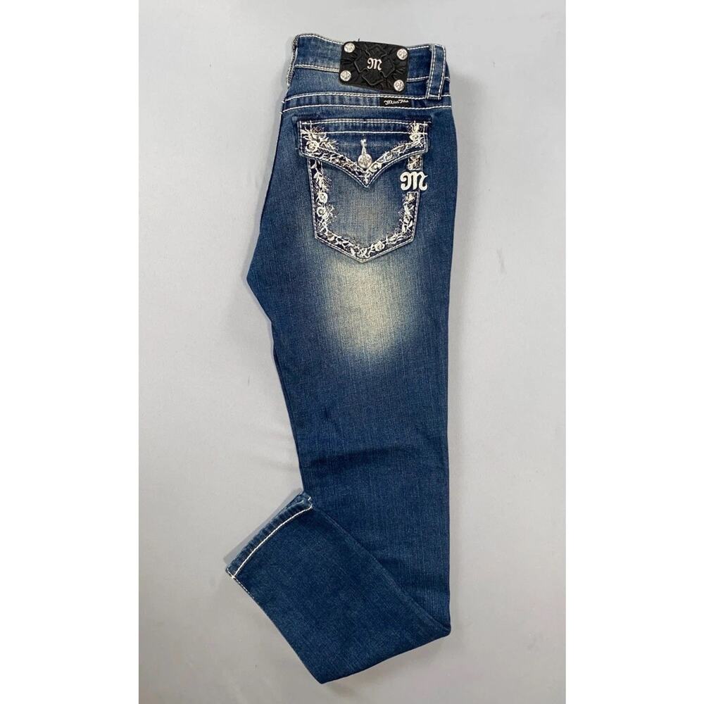 Miss Me JP5521S Embellished Skinny Jeans Women's Size 29 EUC!
